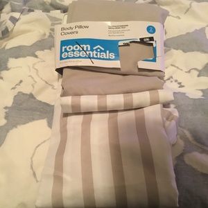 Room essentials body pillow covers